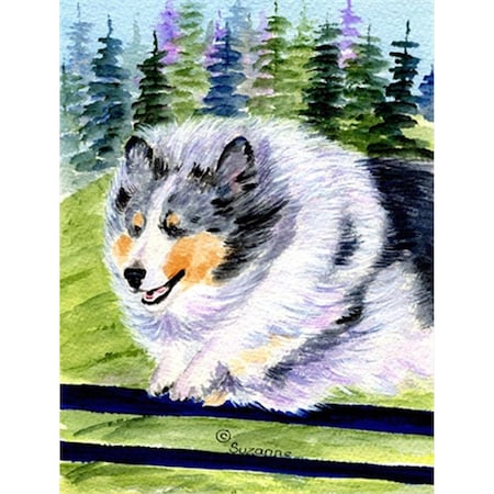 PatioPlus Sheltie Flag - Garden Size